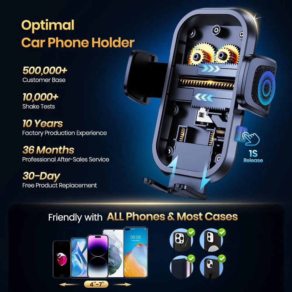 TOPK Car Phone Holder Air Vent, Car Phone Holder Mount
