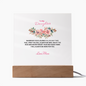 Keepsake Acrylic Bundle: To My Daughter - Wherever Your Journey May Take You