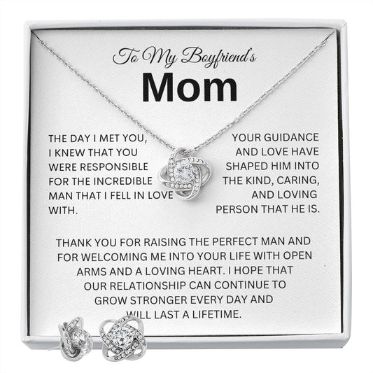 To My Boyfriend's Mom | Love Knot Necklace