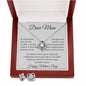 Dear Mom | Love Knot Earring and Necklace