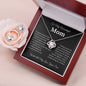 To My Wonderful Mother | Love Knot Earring and Necklace