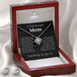 To My Wonderful Mother | Love Knot Earring and Necklace