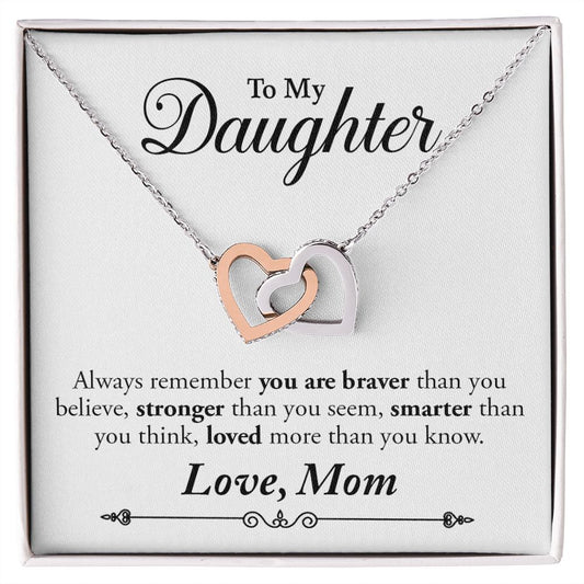 interlocking heart necklace