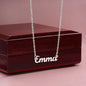 sterling silver custom name necklace
