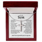 stainless steel cross necklace for men