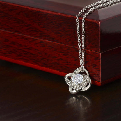 To My Grandma Elegant Pendant Necklace with Message Card "Through Small kindness"