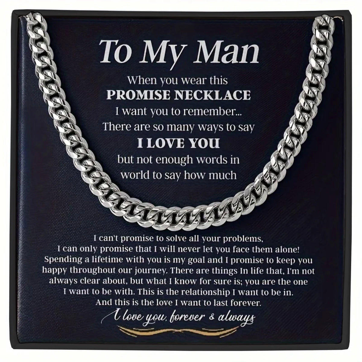 To My Man - Cuban Chain
