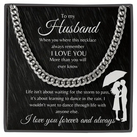 Gift for Husband - Classic High Quality Cuban Chain Necklace