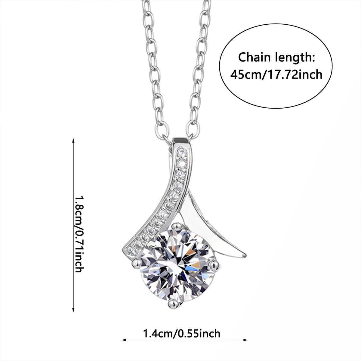 To My Daughter - Alluring Beauty Necklace with Message Card " Someday"