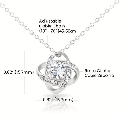 To My Grandma Elegant Pendant Necklace with Message Card "Through Small kindness"