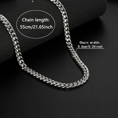 Gift for Husband - Classic High Quality Cuban Chain Necklace