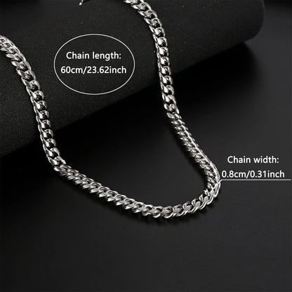 To My Grandson - Cuban Chain Necklace