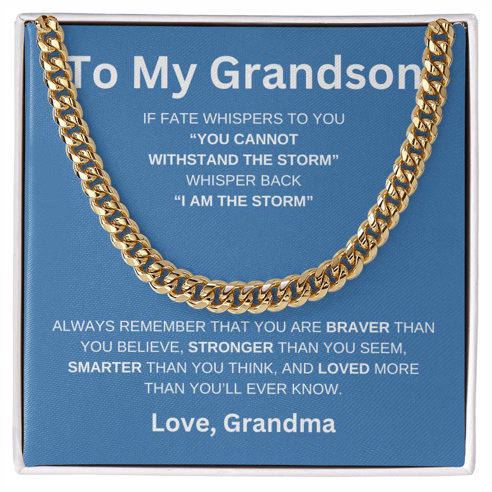 To My Grandson - You Are The Storm