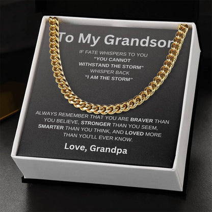 To My Grandson - Storm 2