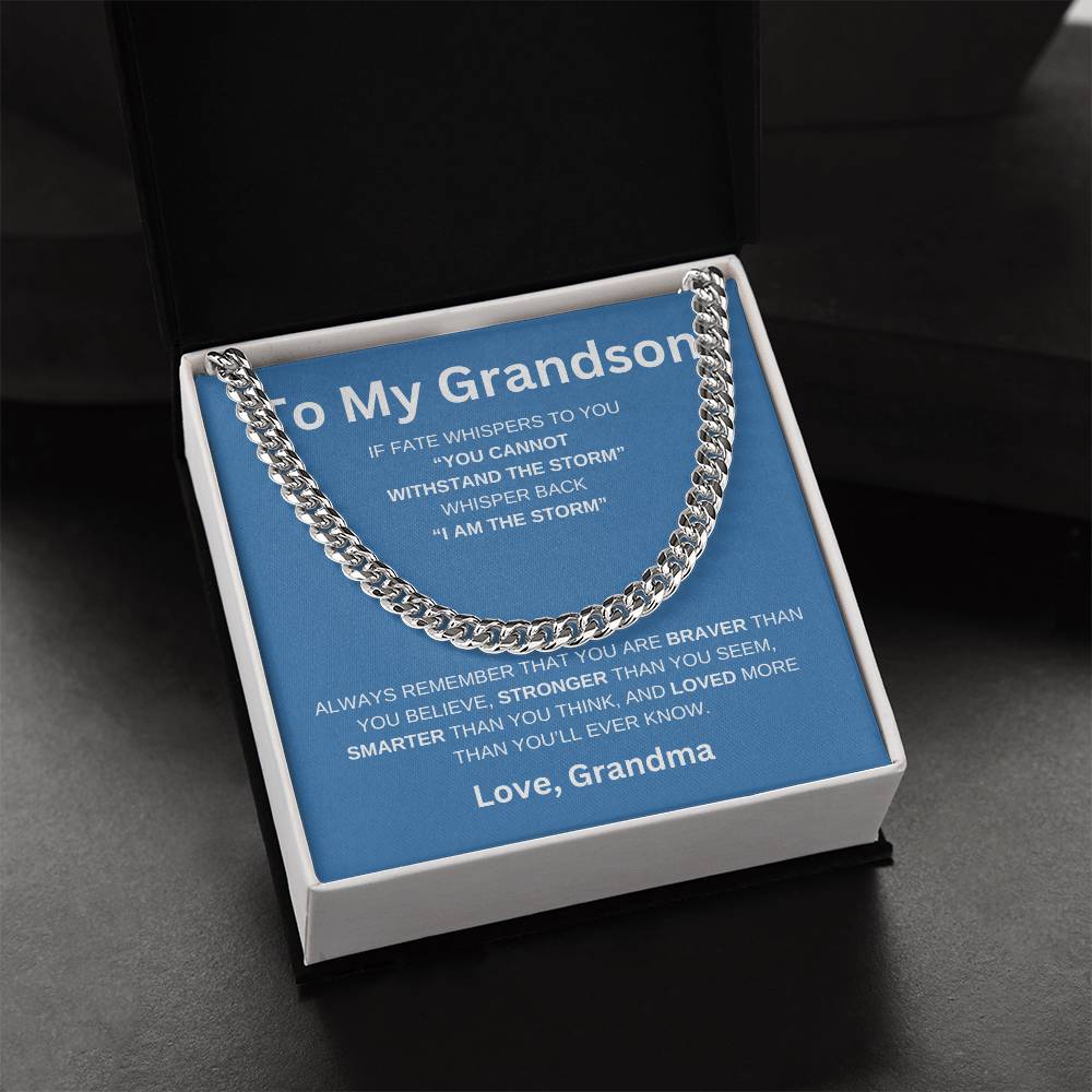 To My Grandson - You Are The Storm
