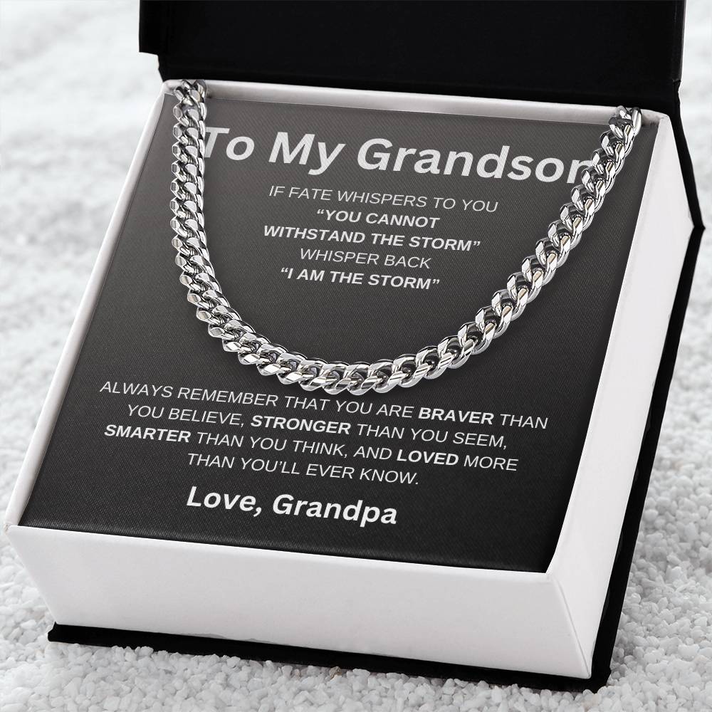 To My Grandson - Storm 2
