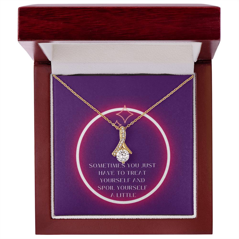 Gift for Self - "Treat Yourself" Forever Necklace