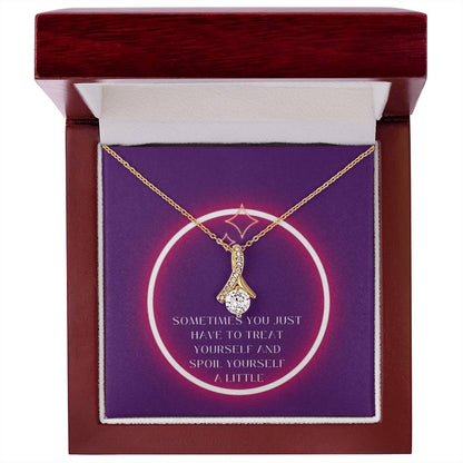 Gift for Self - "Treat Yourself" Forever Necklace