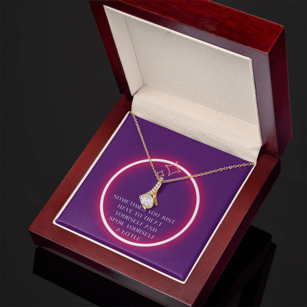Gift for Self - "Treat Yourself" Forever Necklace