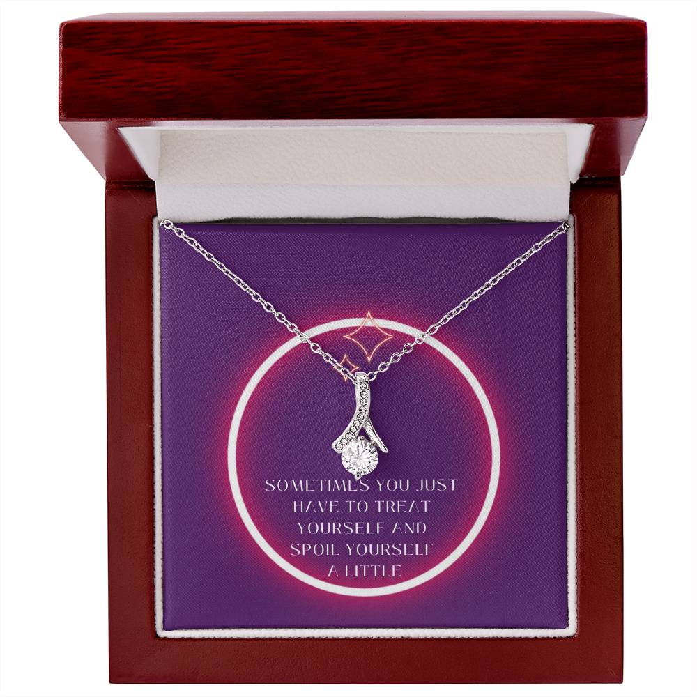 Gift for Self - "Treat Yourself" Forever Necklace