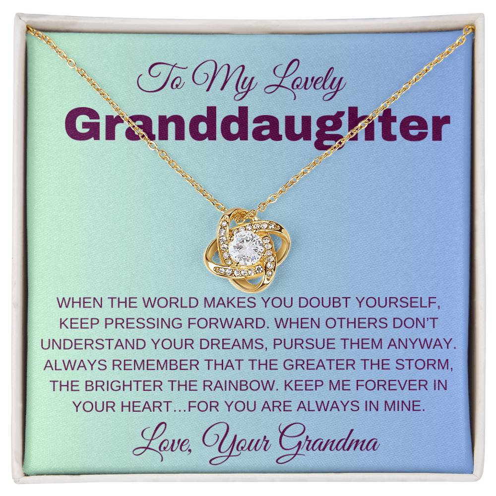 To My Lovely Granddaughter - When Others Don't Understand Your Dreams