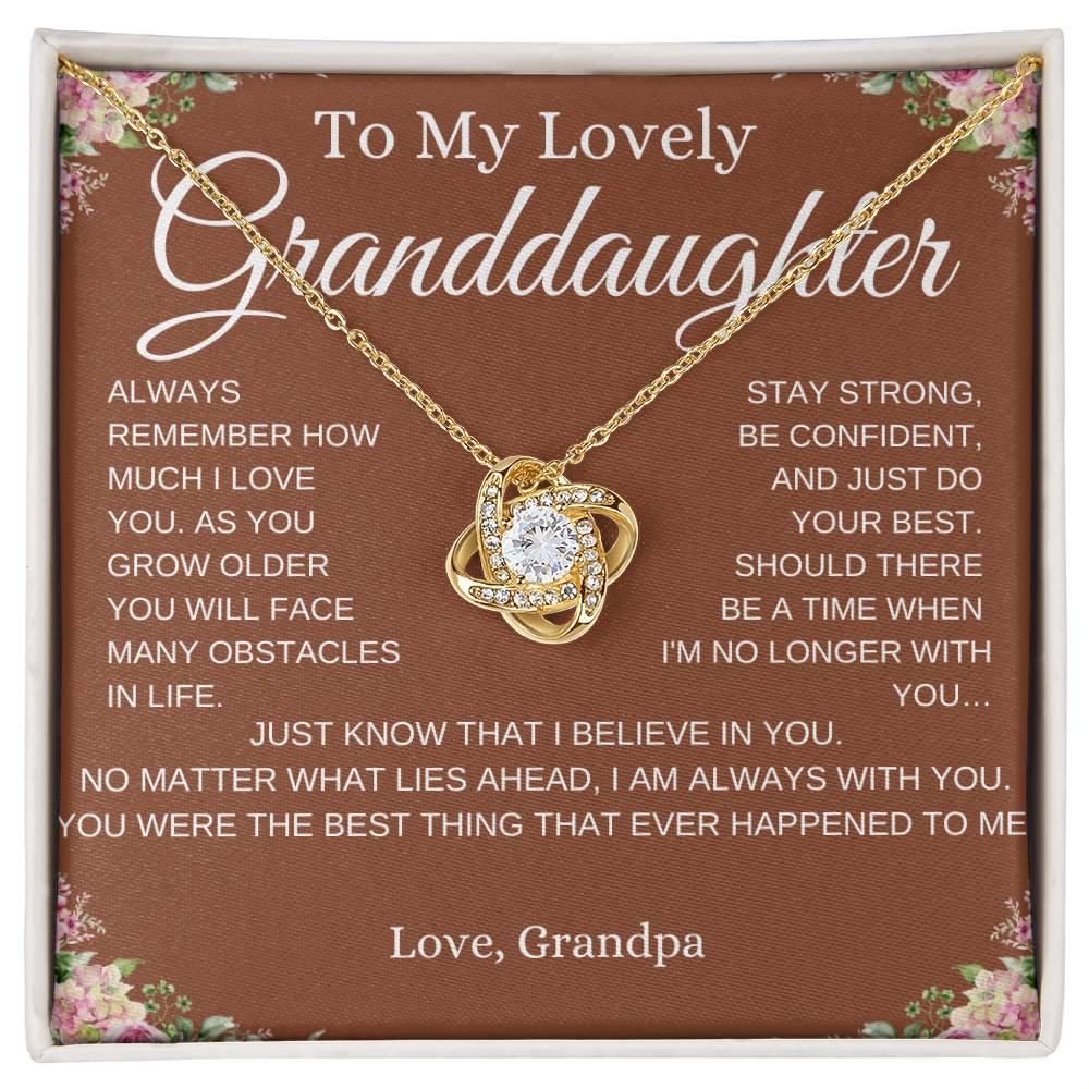 To My Lovely Granddaughter - How Much I Love You