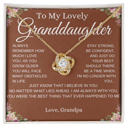 To My Lovely Granddaughter - How Much I Love You