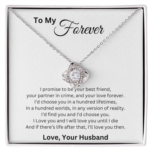 To My Forever | Love Knot Necklace