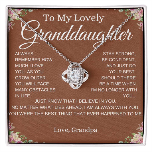 To My Lovely Granddaughter - How Much I Love You