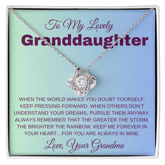 To My Lovely Granddaughter - When Others Don't Understand Your Dreams