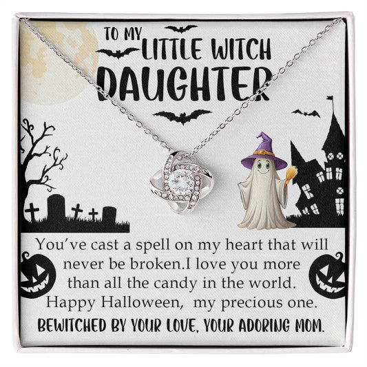 My Little Witch Daughter Love Knot Necklace