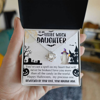 My Little Witch Daughter Love Knot Necklace