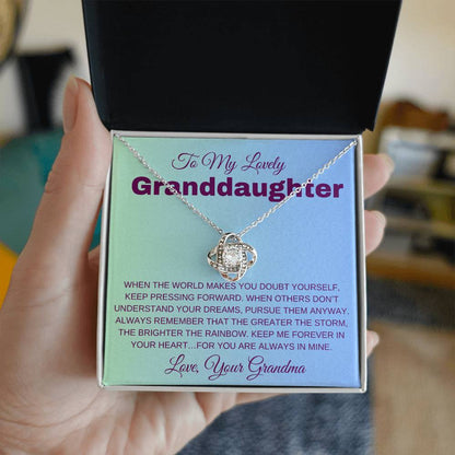 To My Lovely Granddaughter - When Others Don't Understand Your Dreams