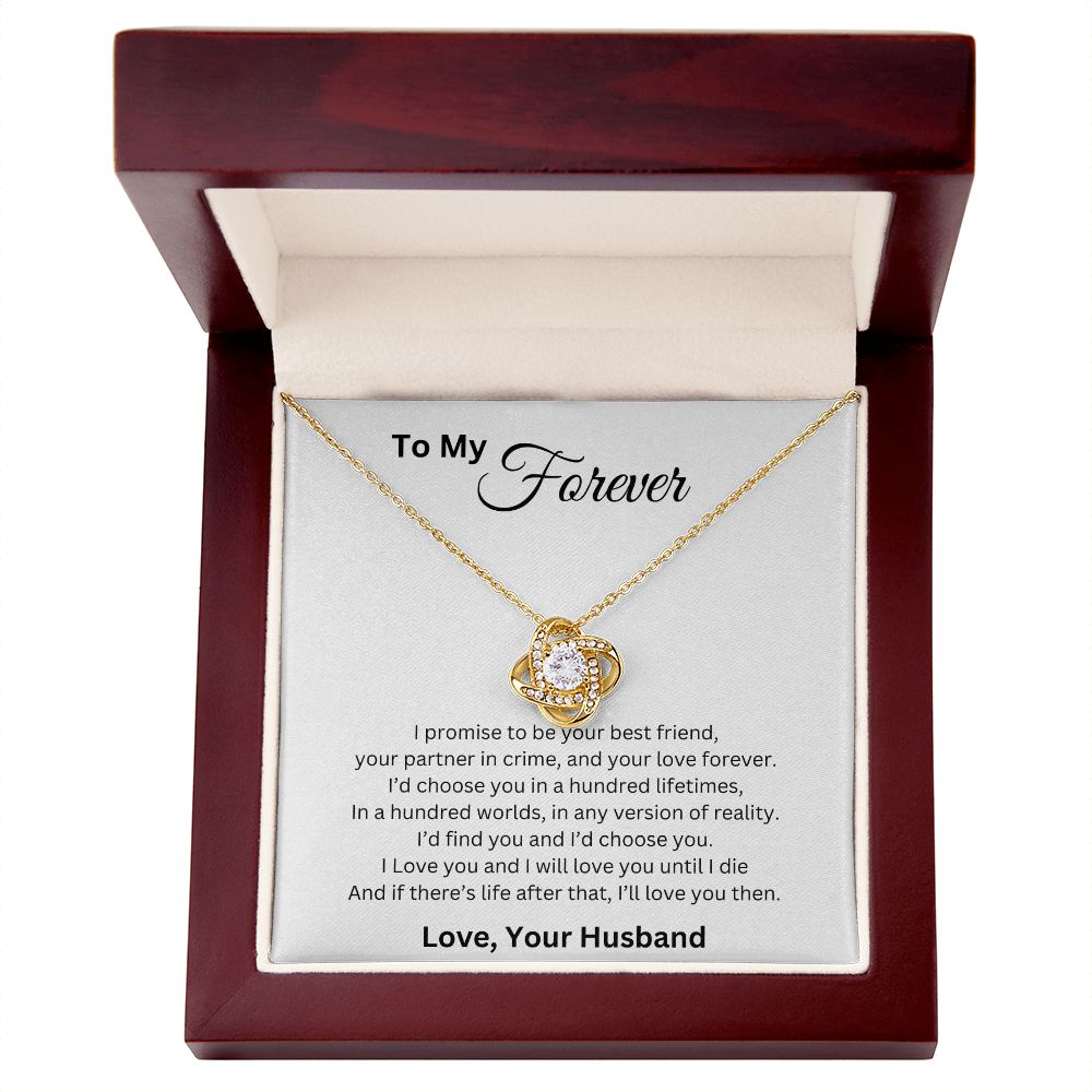 To My Forever | Love Knot Necklace
