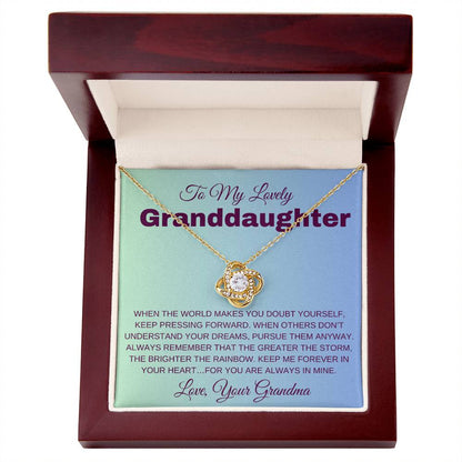 To My Lovely Granddaughter - When Others Don't Understand Your Dreams