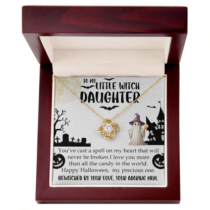My Little Witch Daughter Love Knot Necklace