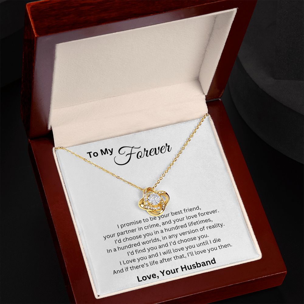 To My Forever | Love Knot Necklace