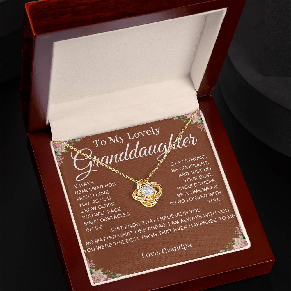 To My Lovely Granddaughter - How Much I Love You