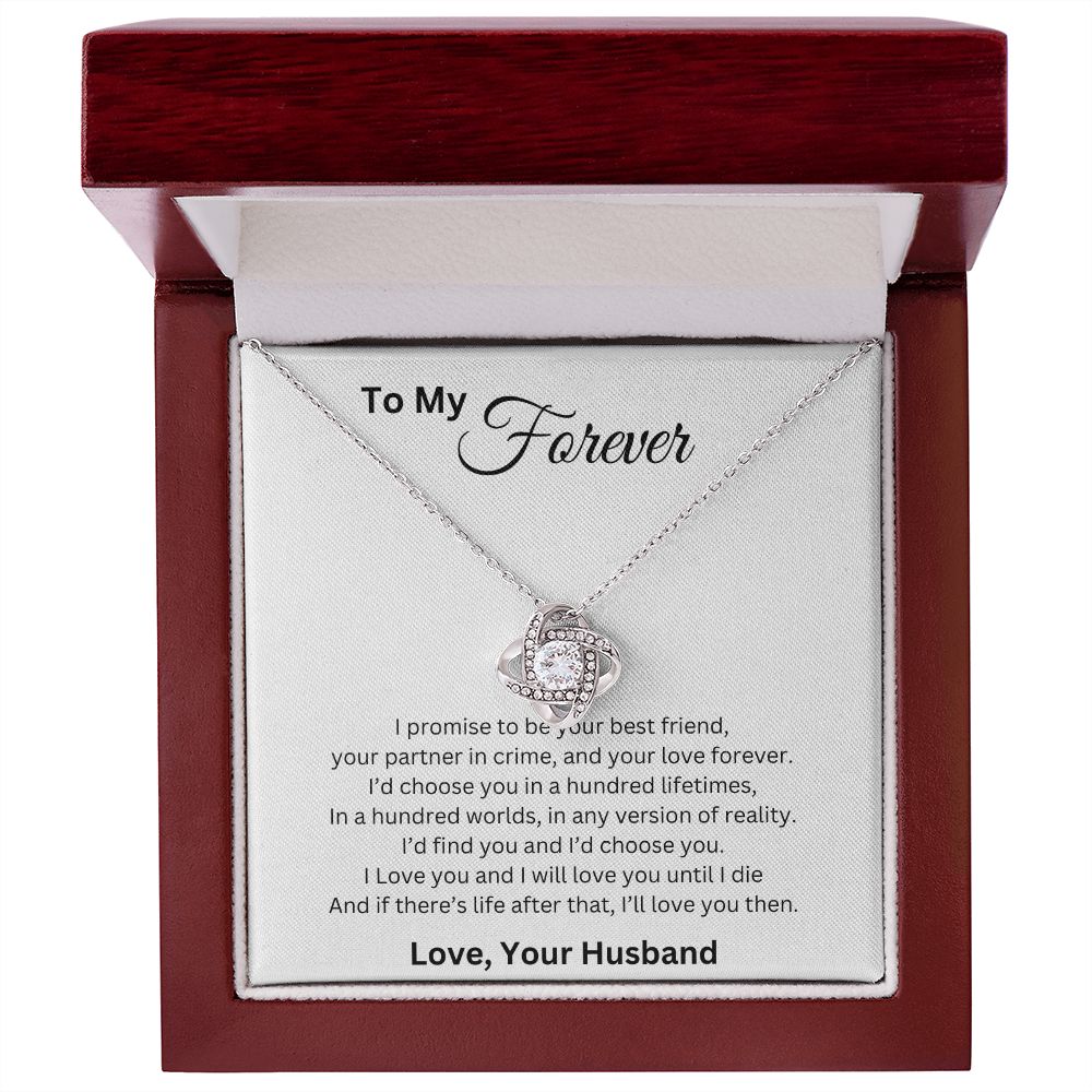 To My Forever | Love Knot Necklace