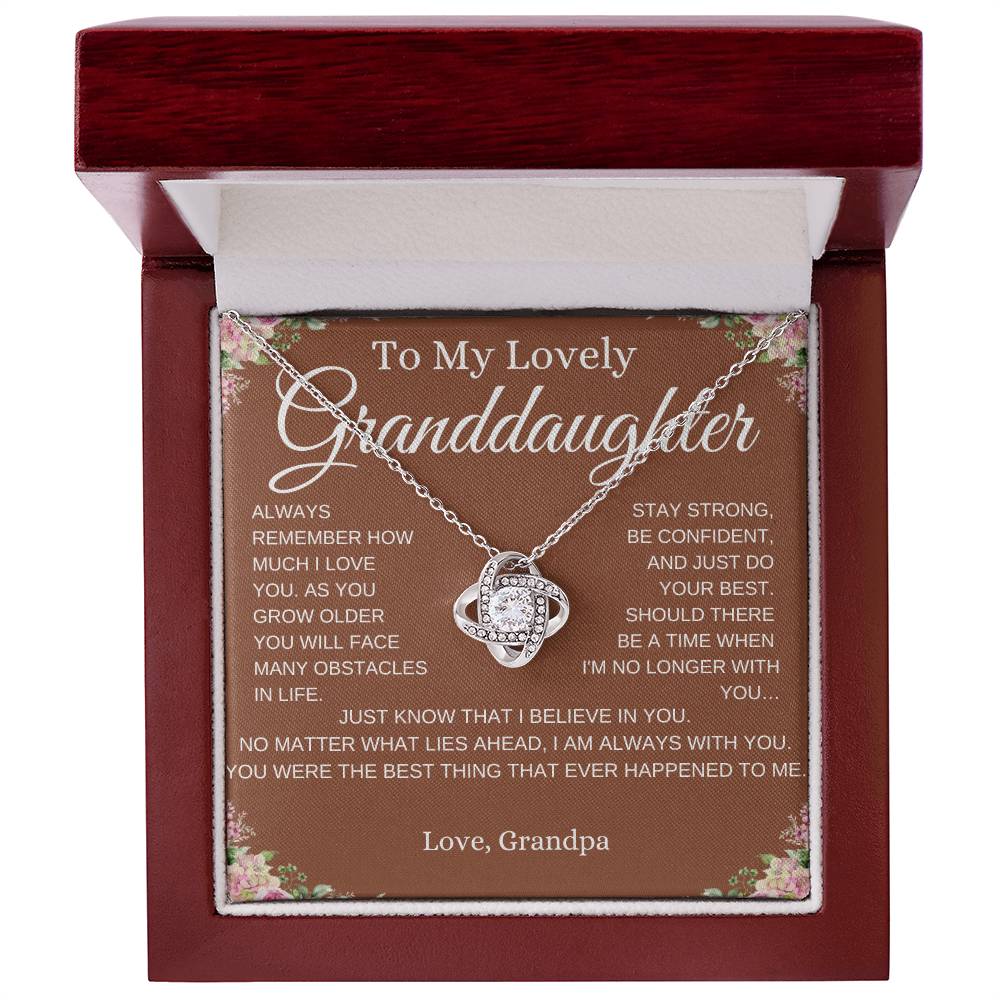 To My Lovely Granddaughter - How Much I Love You