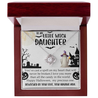 My Little Witch Daughter Love Knot Necklace