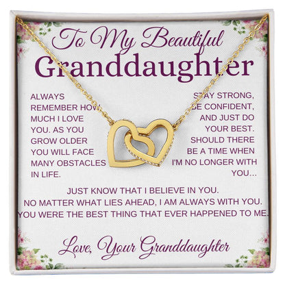 To My Beautiful Granddaughter - Always Remember How Much I Love You