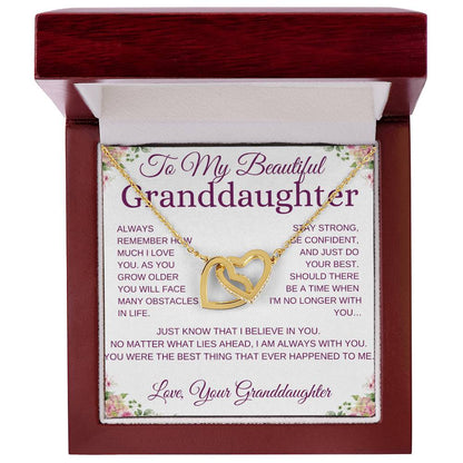 To My Beautiful Granddaughter - Always Remember How Much I Love You