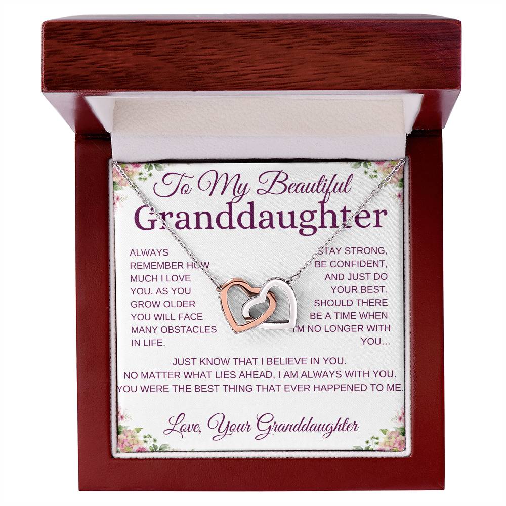To My Beautiful Granddaughter - Always Remember How Much I Love You