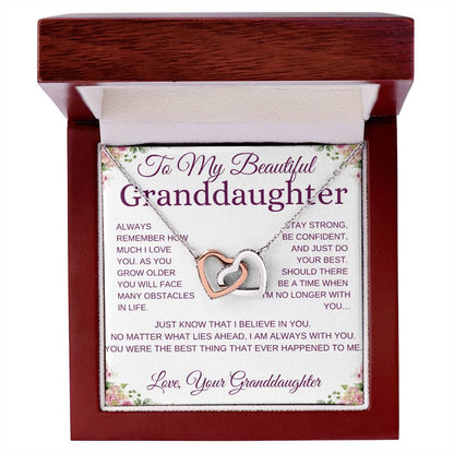 To My Beautiful Granddaughter - Always Remember How Much I Love You