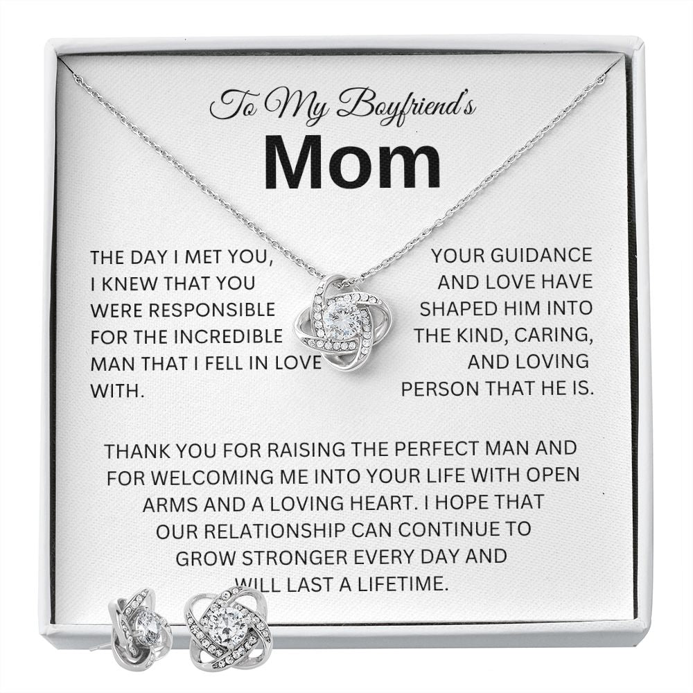 To My Boyfriend's Mom | Love Knot Necklace