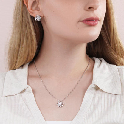 Dear Mom | Love Knot Earring and Necklace v1