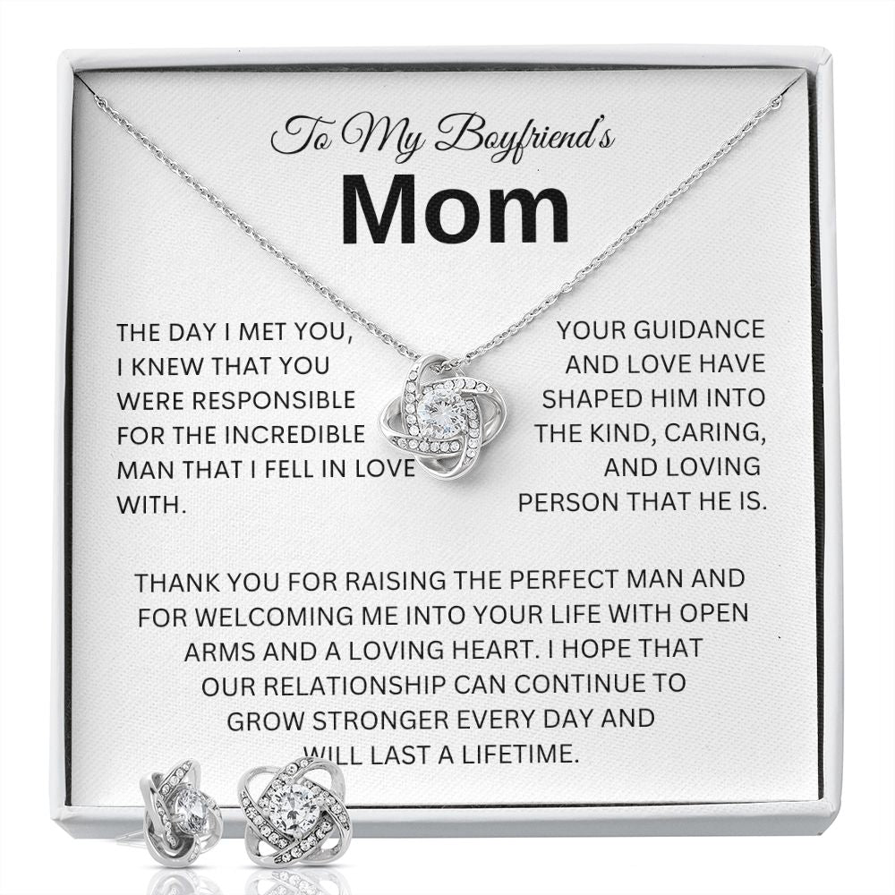 To My Boyfriend's Mom | Love Knot Necklace