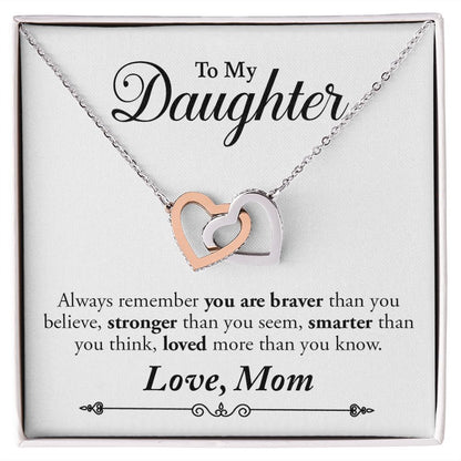 interlocking heart necklace
