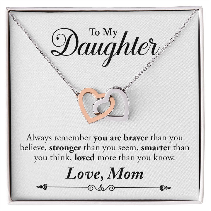 interlocking heart necklace